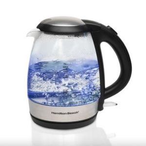 Hamilton Beach 1.2 L Compact Glass Kettle 40931C
